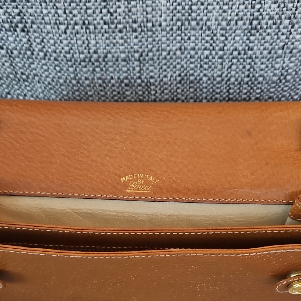Gucci Tan Leather Handbag